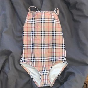 Toddler Burberry swimsuit worn once